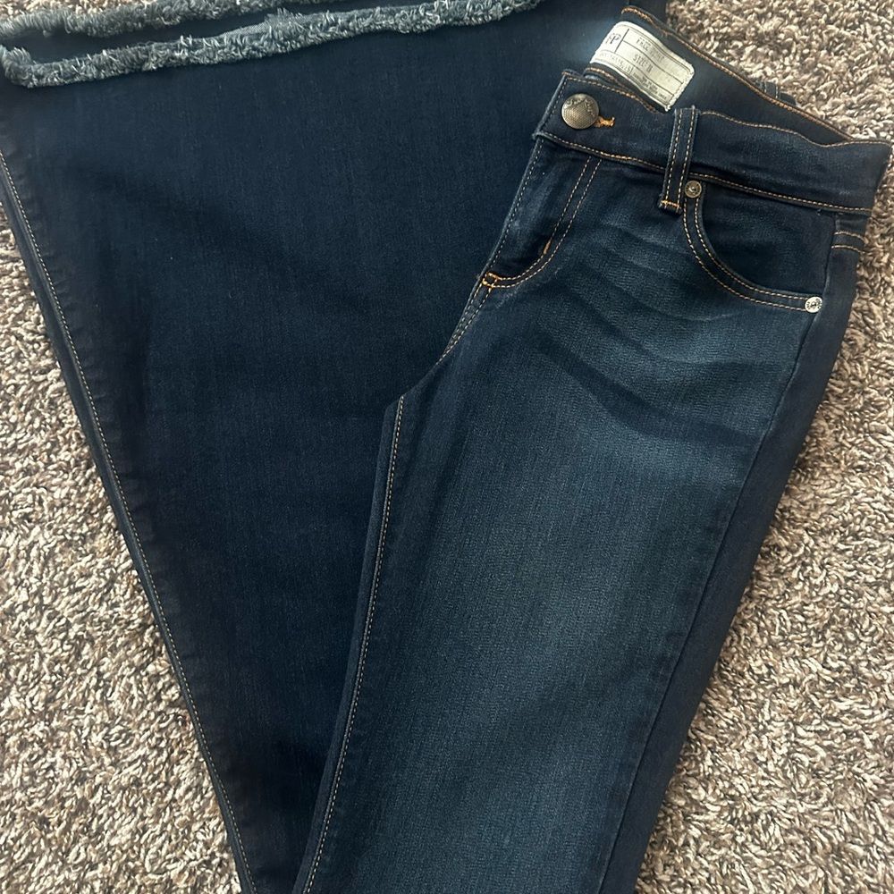 Free people super bell bottom jeans
